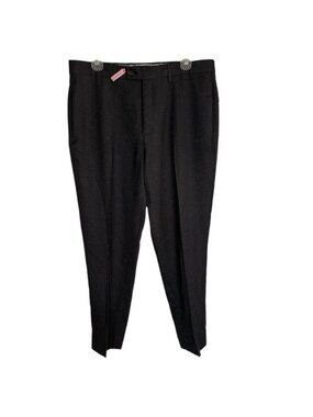 Ted Baker London Textured Black Dress Pants Size 34R preppy printed trousers
